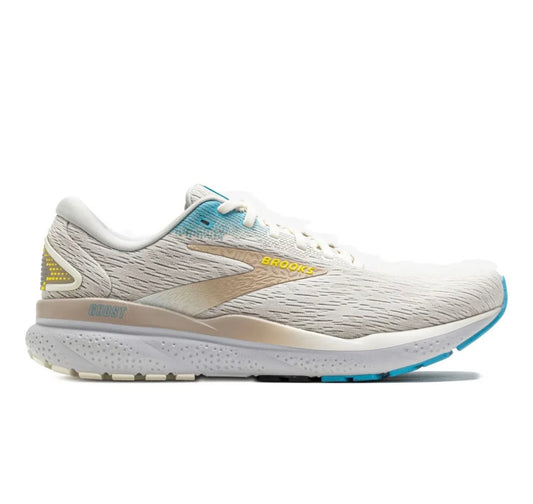 נעלי brooks Ghost Light Grey Yellow מקוריות בעיצוב אופנתי עכשווי לקידום אתר