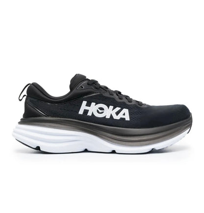נעלי HOKA Bondi 8 Black White מקוריות בעיצוב אופנתי עכשווי לקידום אתר