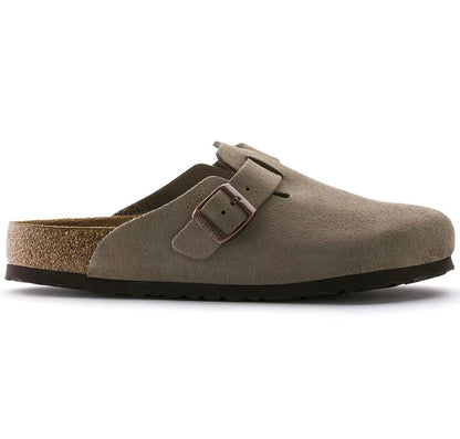 נעלי Birkenstock Boston soft footbed taupe מקוריות בעיצוב אופנתי עכשווי לקידום אתר