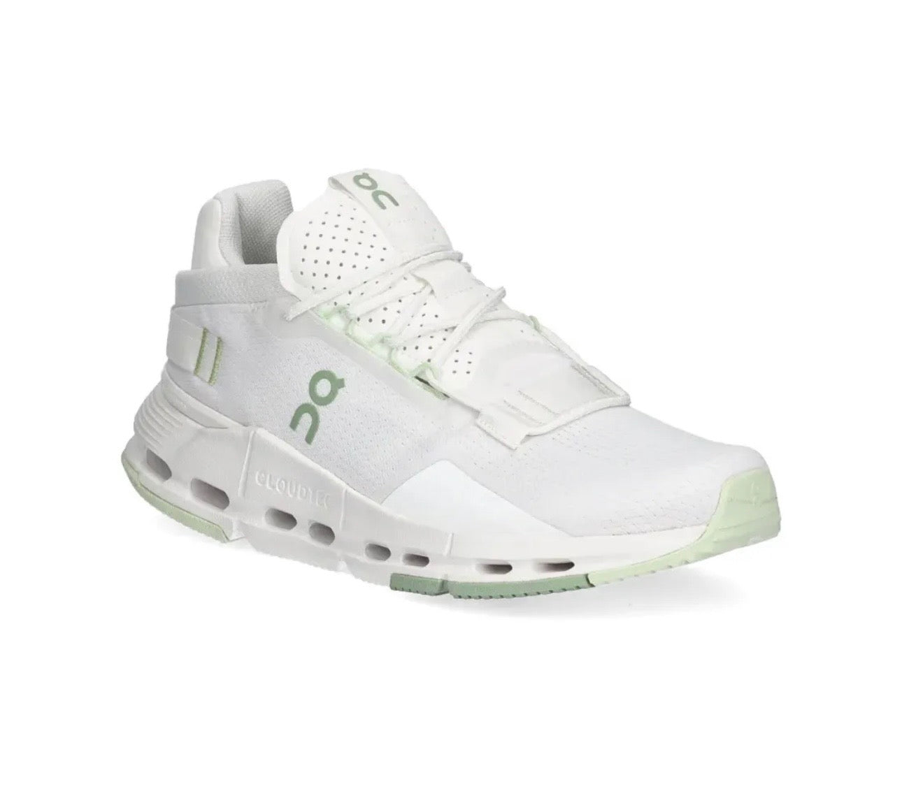 On Cloudnova White Green