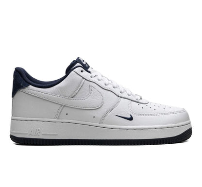 נעלי Nike AIR FORCE 1 White Navy Blue מקוריות בעיצוב אופנתי עכשווי לקידום אתר
