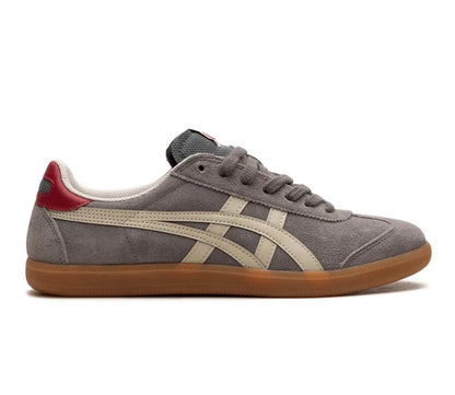 נעלי Onitsuka Tiger Tokuten grey mocha red מקוריות בעיצוב אופנתי עכשווי לקידום אתר