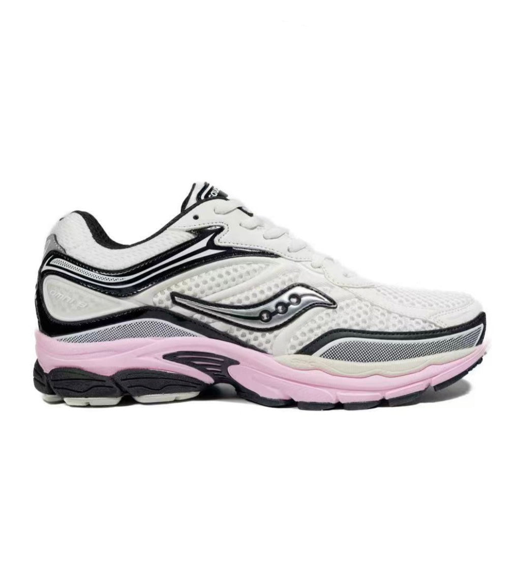 Saucony Omni 9 White Grey Pink