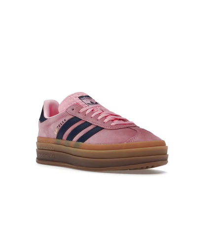 Adidas gazelle navy blue  pink platform מידה 37