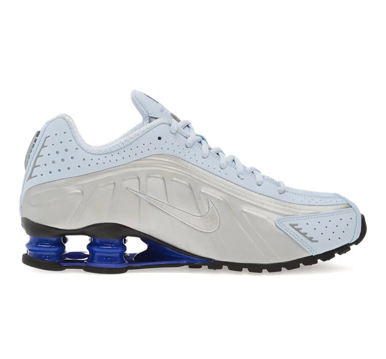 נעלי Nike Shox R4 l Cream Blue מקוריות בעיצוב אופנתי עכשווי לקידום אתר