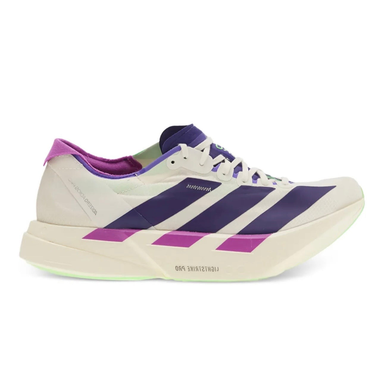 נעלי Adidas Adizero Cream White Purple מקוריות בעיצוב אופנתי עכשווי לקידום אתר