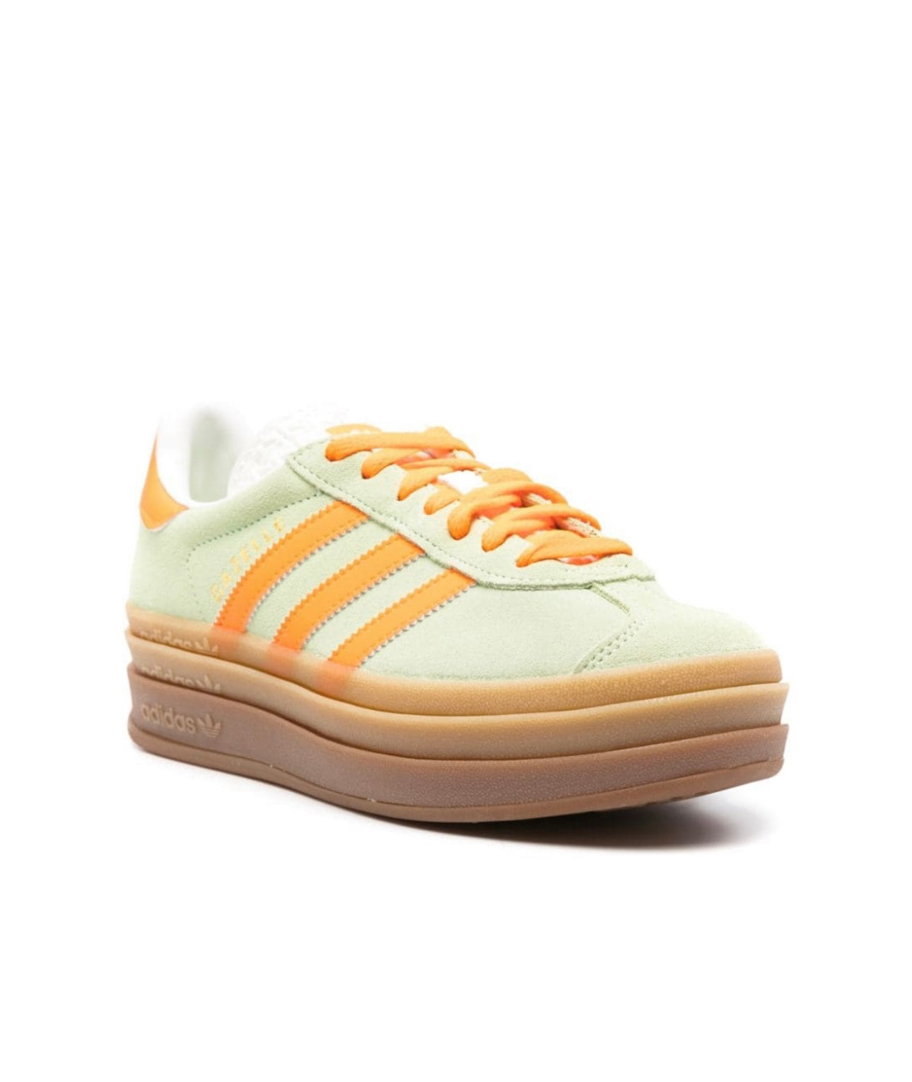 Adidas gazelle platform Light Green Peach