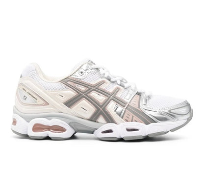 נעלי Asics Gel Nimbus White Grey מקוריות בעיצוב אופנתי עכשווי לקידום אתר