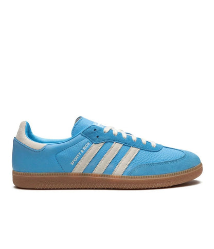 נעלי Adidas Samba Sporty & Rich Blue מקוריות בעיצוב אופנתי עכשווי לקידום אתר