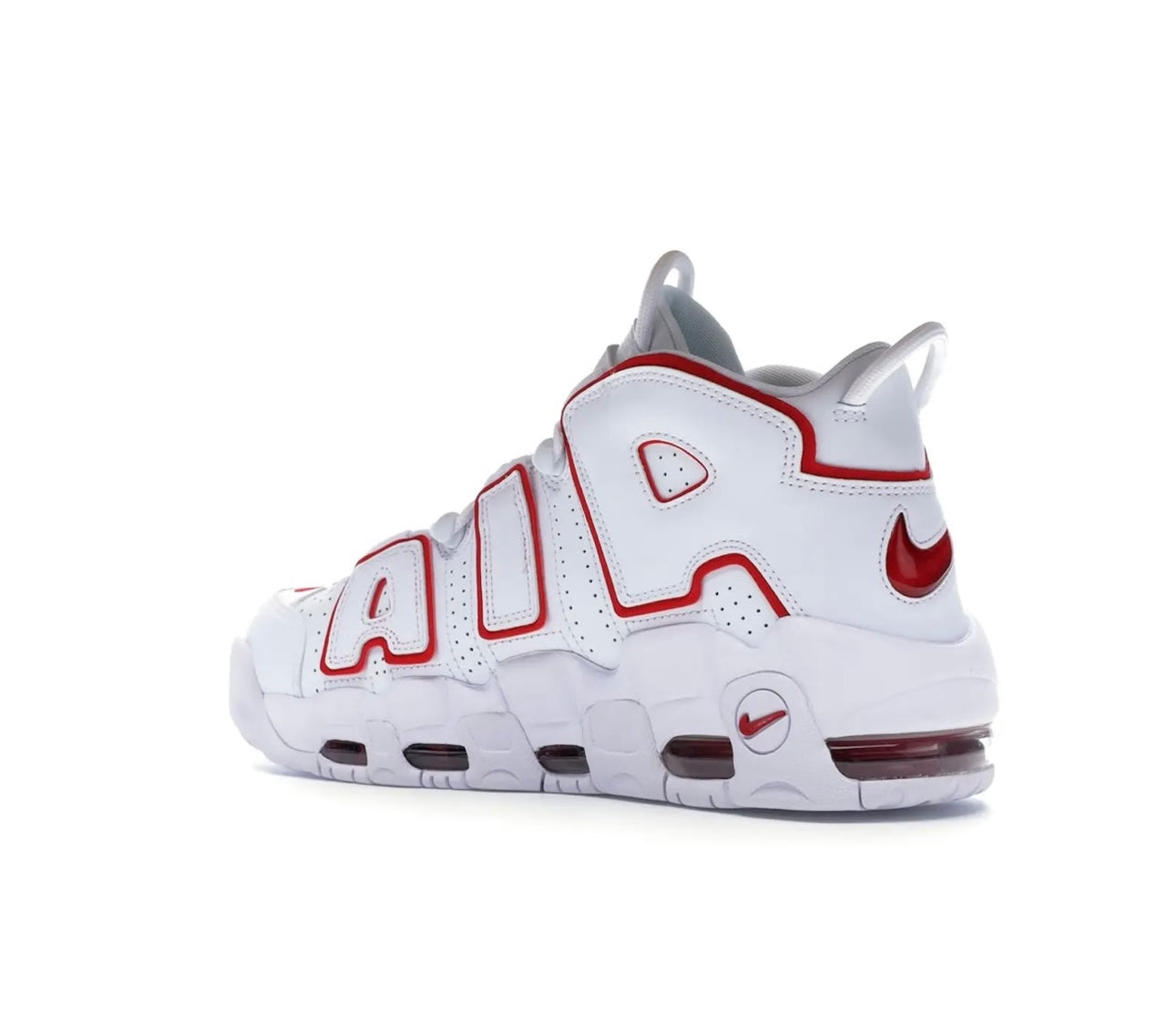 Nike Uptempo לבן אדום