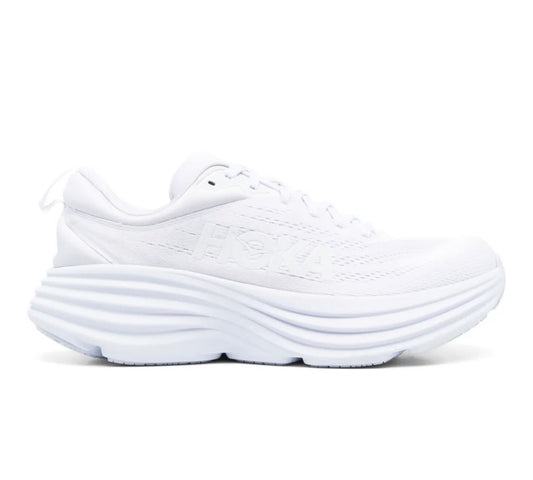 נעלי Hoka Bondi 8 White מקוריות בעיצוב אופנתי עכשווי לקידום אתר