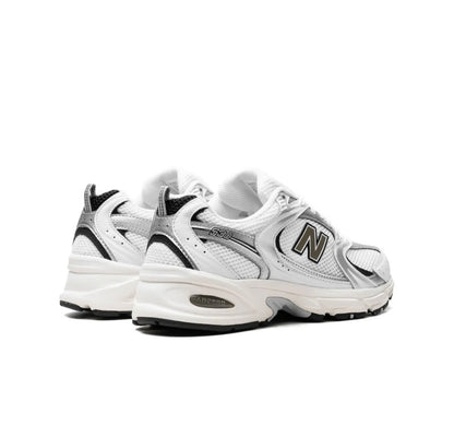 New Balance 530 white silver black