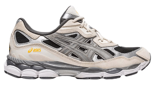 ASICS gel nyc grey black מידה 38.5