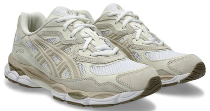 ASICS GEL NYC white feather green grey