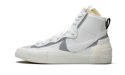 נעלי Nike Blazer Mid Sacai White Grey מקוריות בעיצוב אופנתי עכשווי לקידום אתר