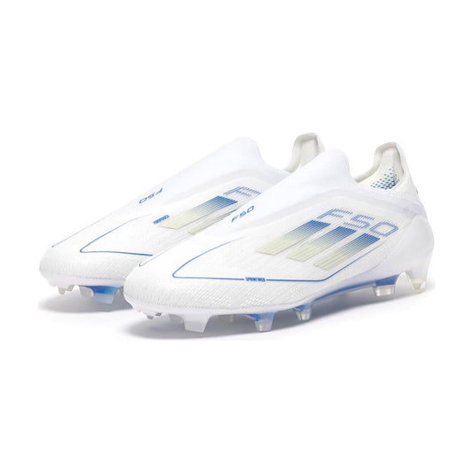adidas F50 Elite FG lacless – White Blue