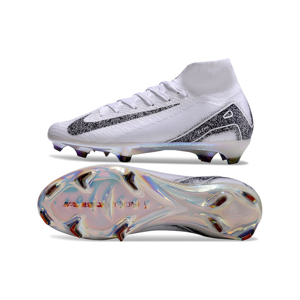 Nike Air Zoom Mercurial Superfly 16 Elite FG – White Silver