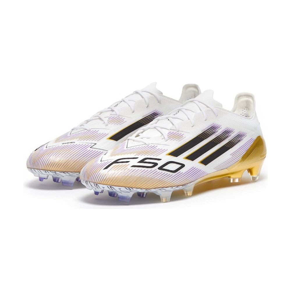 adidas F50 Elite FG – White Gold Black