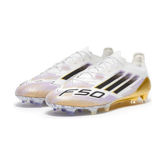 adidas F50 Elite FG – White Gold Black
