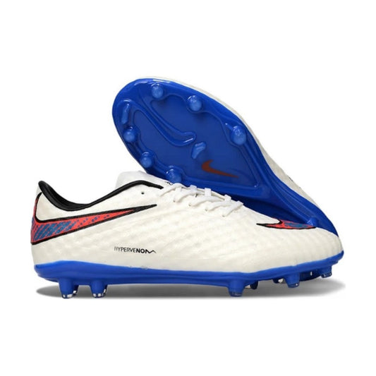 Nike Hypervenom Elite FG – White Blue