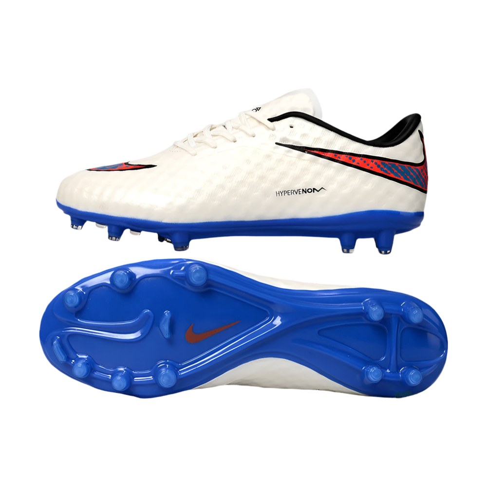 Nike Hypervenom Elite FG – White Blue