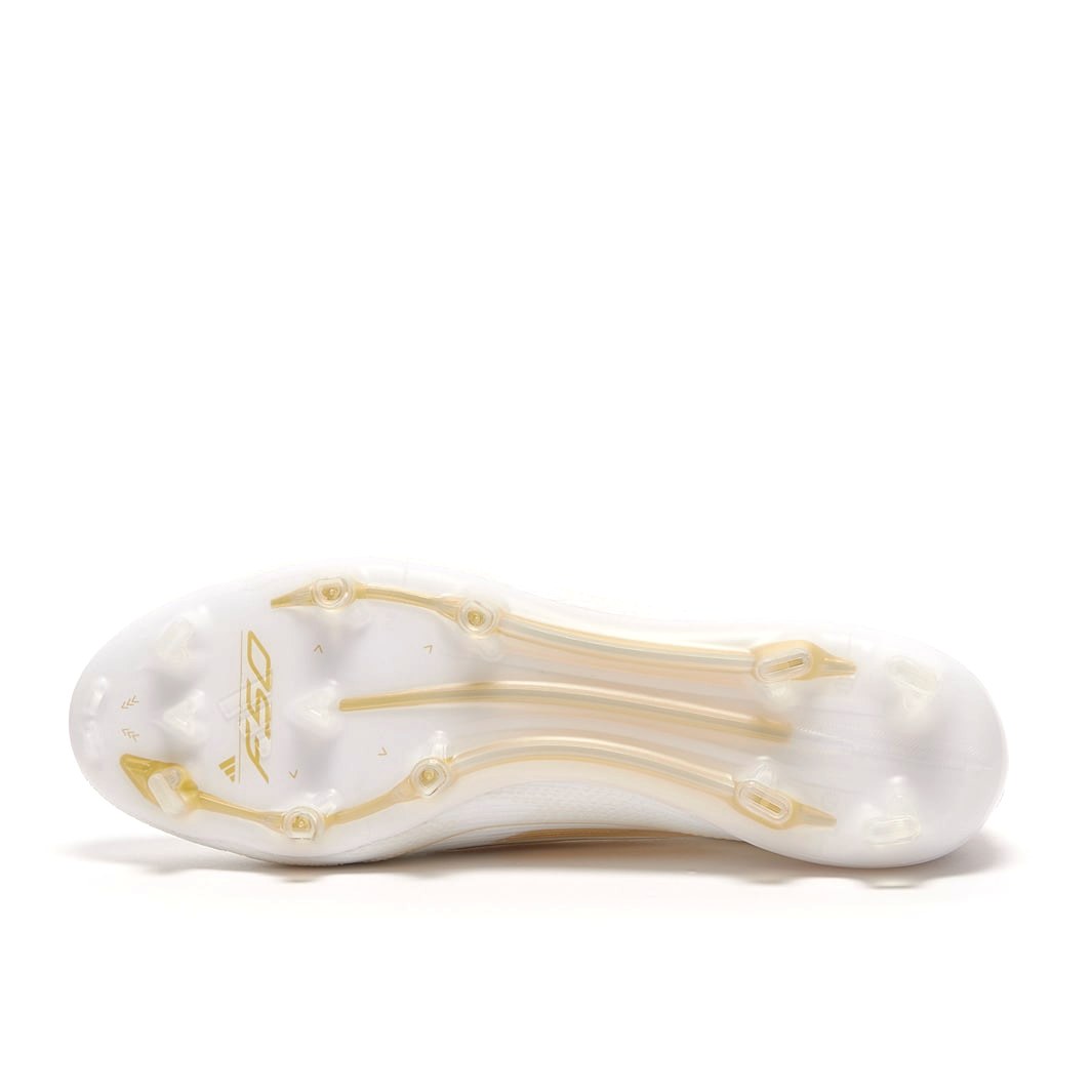 adidas F50 Laceless Elite FG – White Gold