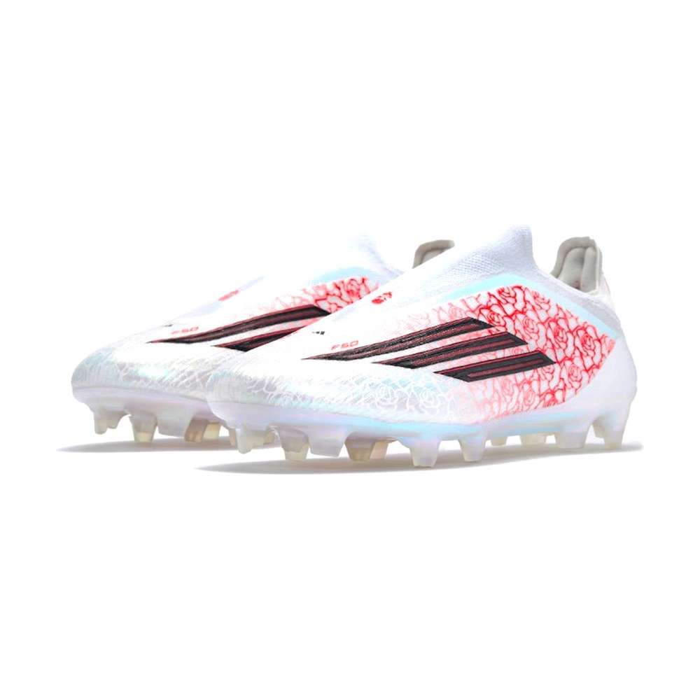 adidas F50 x LAMINE YAMAL Elite FG – White Pink