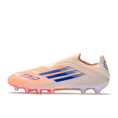adidas F50 Elite Laceless FG – White Blue
