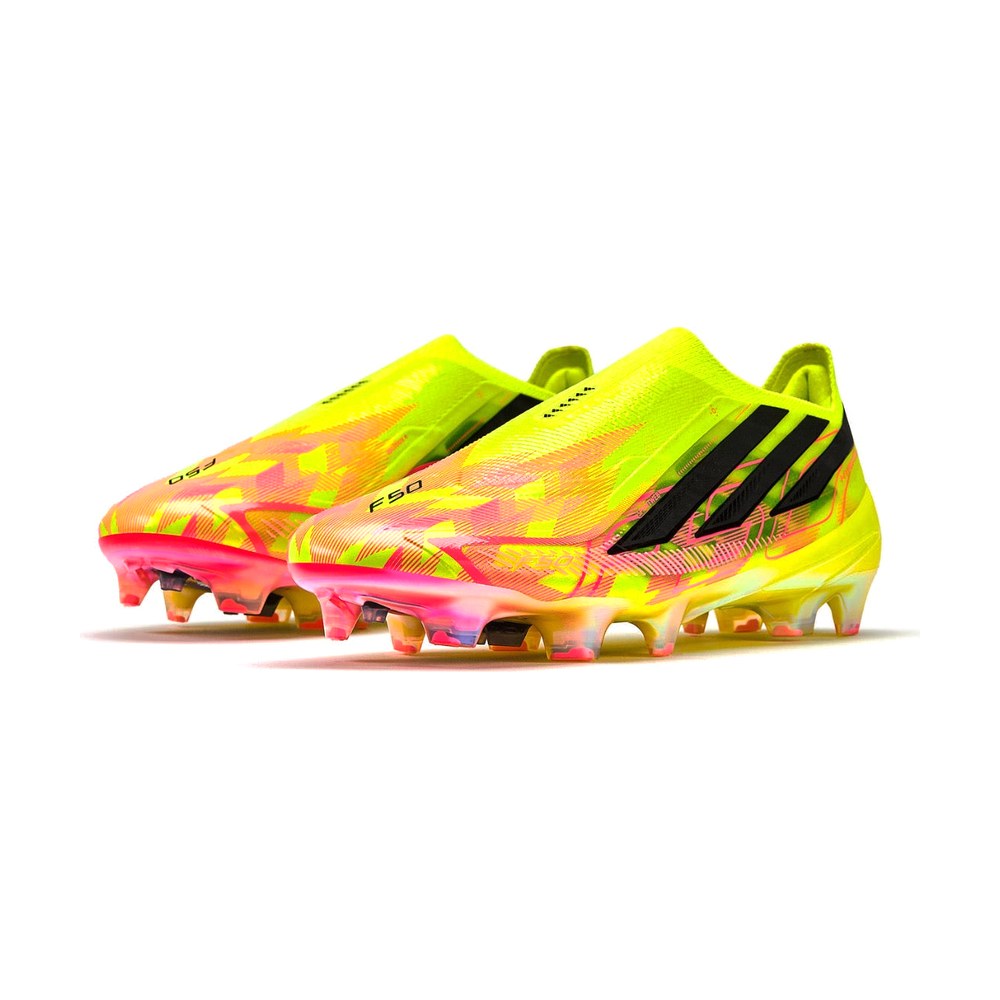 adidas F50 HyperFast LaceLess Elite FG Solar Yellow