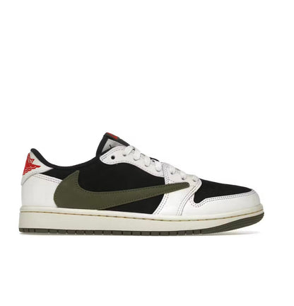 נעלי Jordan 1 Retro Low OG SP Travis Scott Olive מקוריות בעיצוב אופנתי עכשווי לקידום אתר