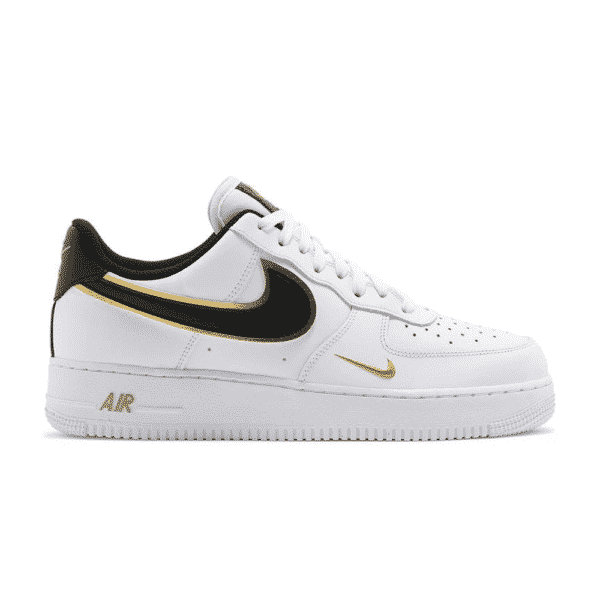 Nike Air Force 1 White Metallic Gold