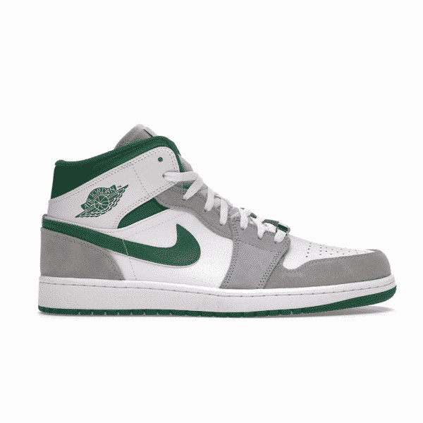 Air Jordan 1 Mid Grey Green