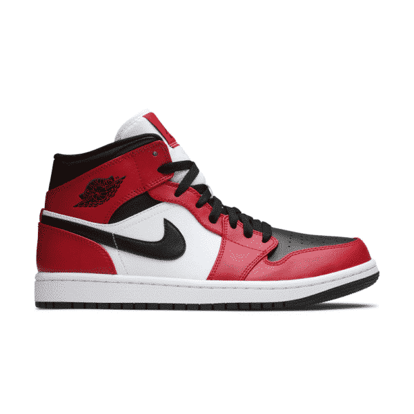 Air Jordan 1 Mid Chicago Black Toe